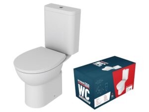 //2Go Close Coupled Rimless WC & Soft Close Seat