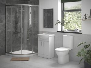 Vista Full Suite with 900mm 2 Door Easy-Fit Quadrant & Tray