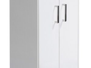 Mayford Floor Standing 2 Door Corner Vanity Unit with Ceramic Basin