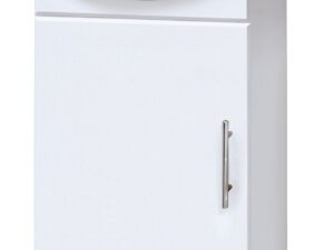 Mayford Floor Standing Single Door Cloakroom Vanity Unit with Ceramic Basin 400mm