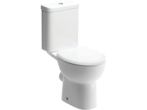 Tuscany Close Coupled Open Back WC & Soft Close Seat