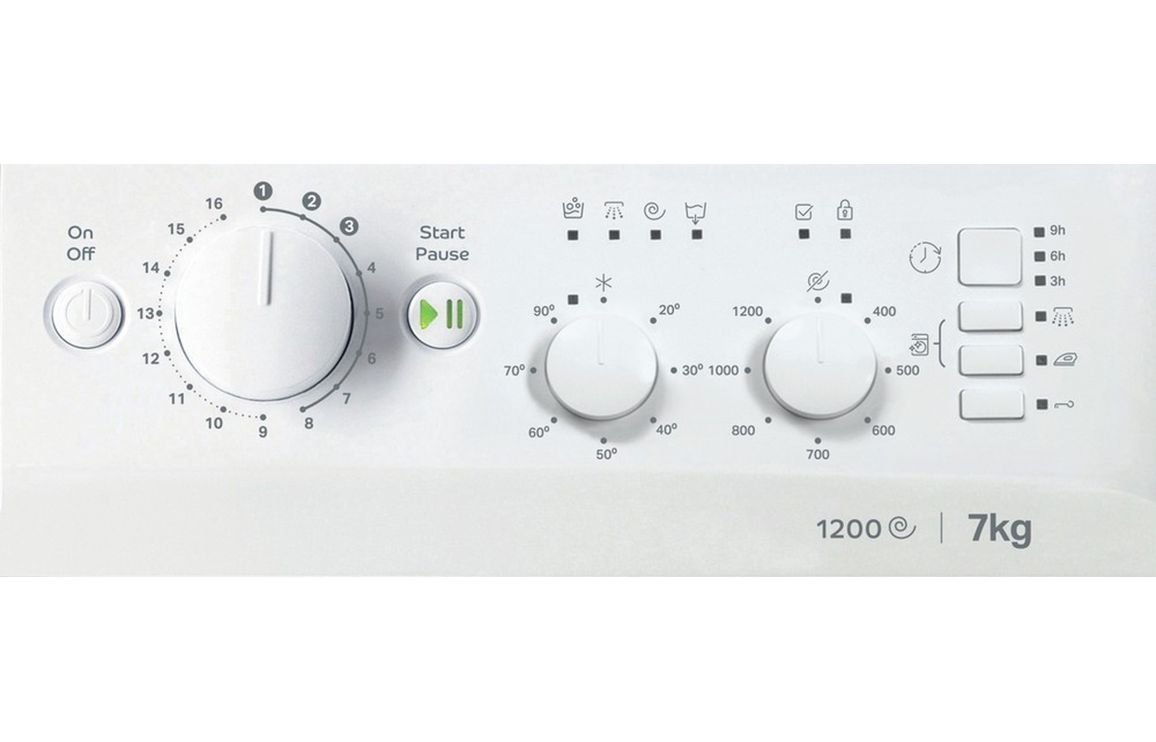 Indesit MTWC 71252 W UK F/S 7kg 1200rpm Washing Machine - White - Image 5