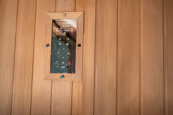 SRA100 Indoor Infared Sauna from Newcastle - controls