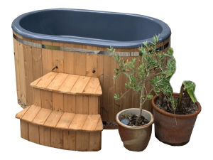 Equinox Custom Spec Wood Fired 2 Person Oval Hot Tub Spa