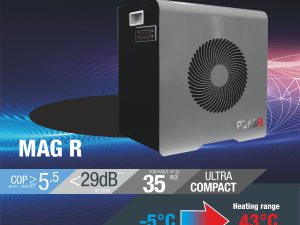 Mag R3 Heat & Cool 3kw COP 5.5 - Chiller +7 deg upto +40 deg